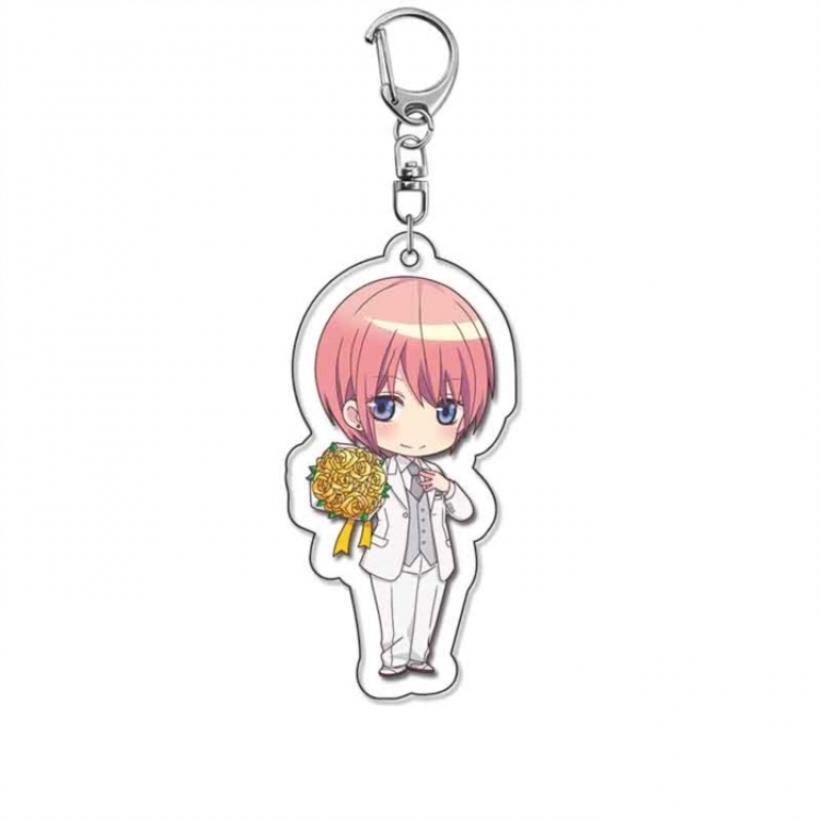 The Quintessential Qunintupiets Frosted Anime Acrylic Keychain Charm price for 5 pcs