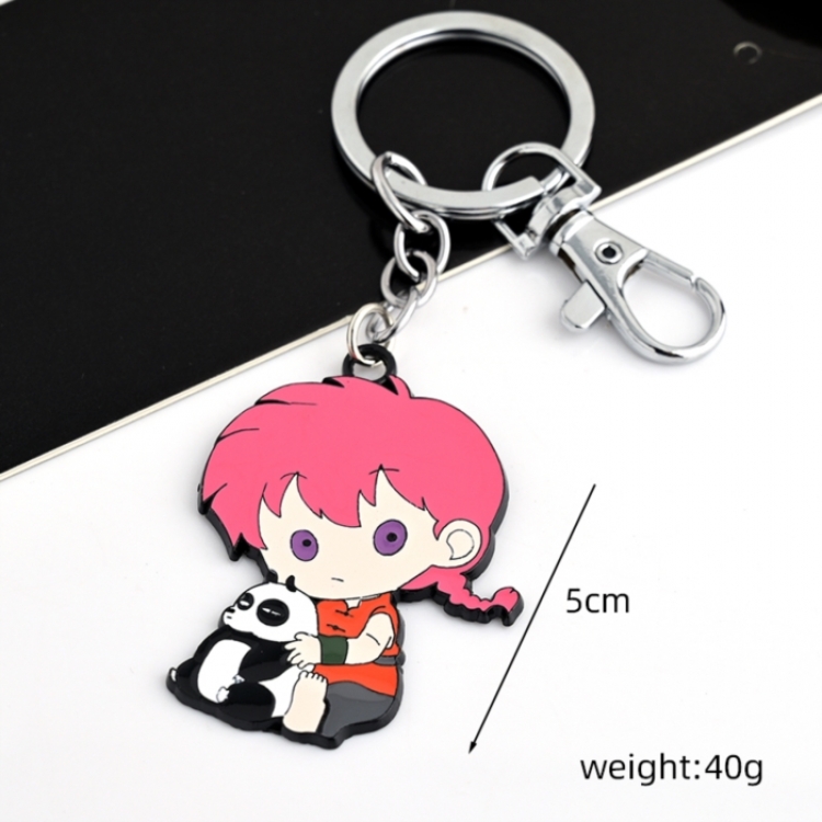 Ranma 1/2  Animation peripheral metal keychain pendant price for 5 pcs 