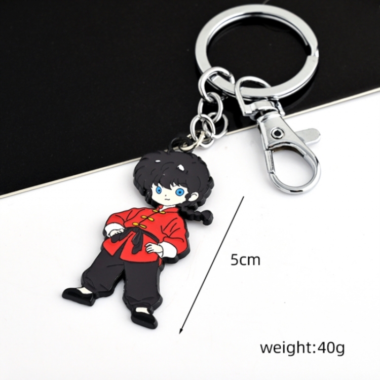 Ranma 1/2  Animation peripheral metal keychain pendant price for 5 pcs