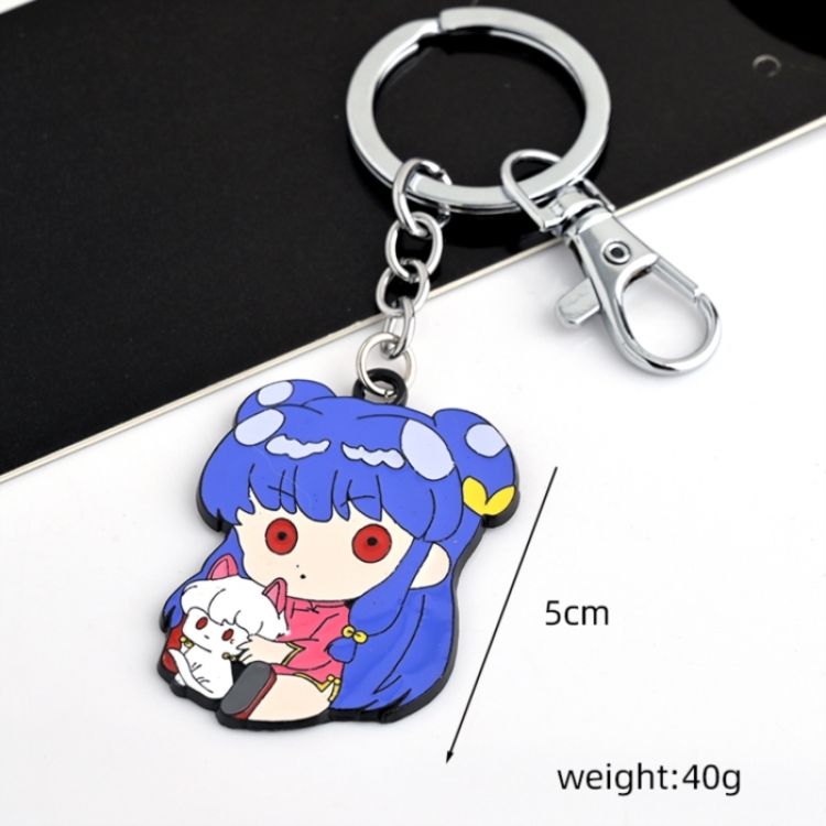 Ranma 1/2  Animation peripheral metal keychain pendant price for 5 pcs 
