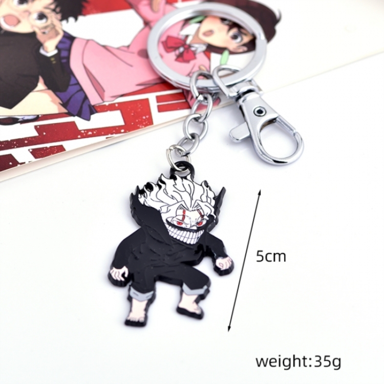 DANDADAN Animation peripheral metal keychain pendant price for 5 pcs 