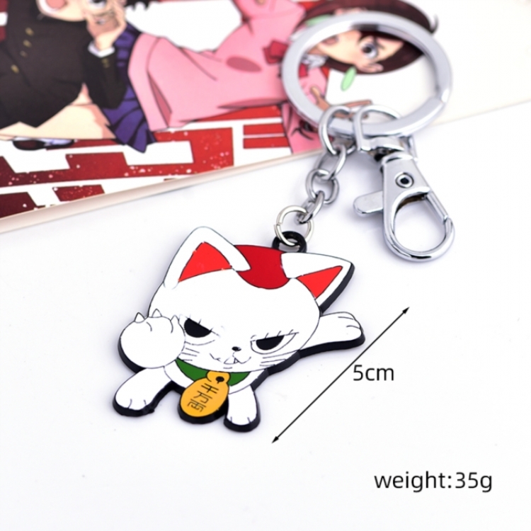 DANDADAN Animation peripheral metal keychain pendant price for 5 pcs 