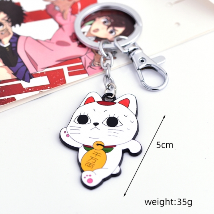 DANDADAN Animation peripheral metal keychain pendant price for 5 pcs 