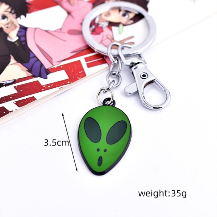 DANDADAN Animation peripheral metal keychain pendant price for 5 pcs 