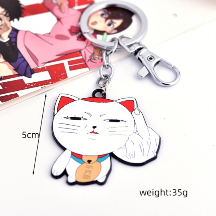DANDADAN Animation peripheral metal keychain pendant price for 5 pcs