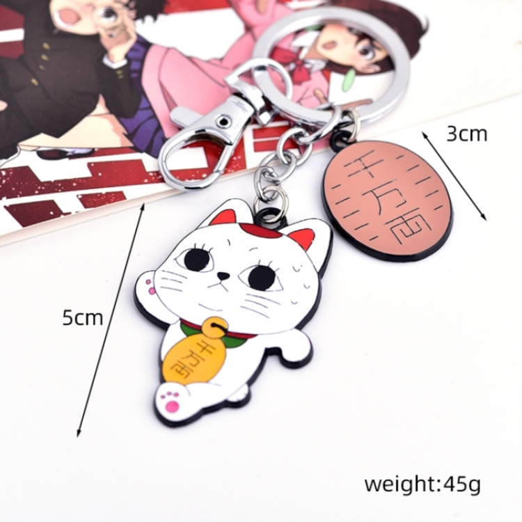 DANDADAN Anime peripheral double pendant keychain pendant