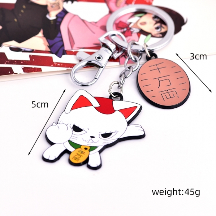 DANDADAN Anime peripheral double pendant keychain pendant
