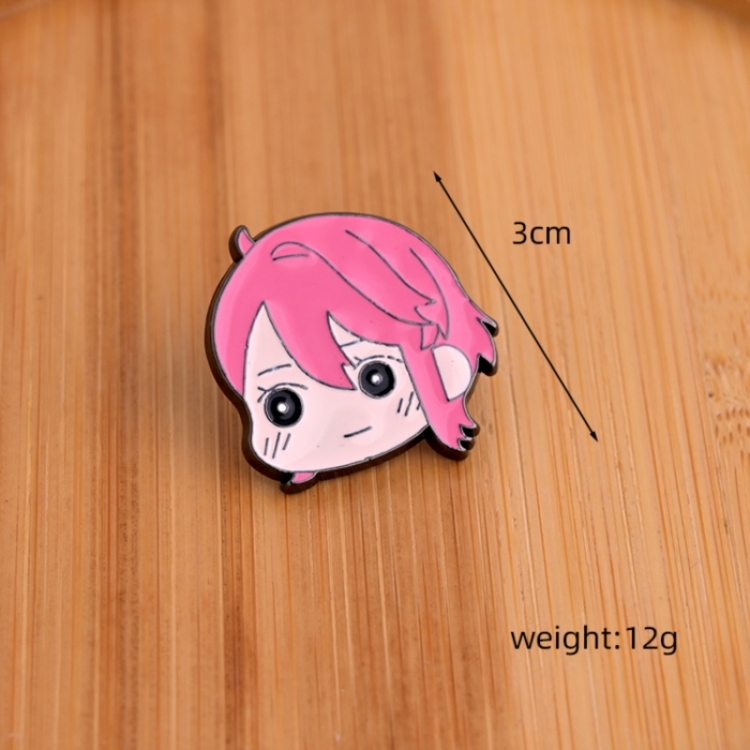 DANDADAN  Anime cartoon metal brooch  price for 5 pcs 
