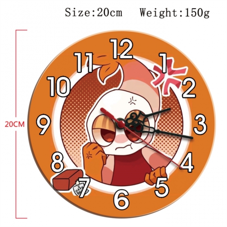 Dandy's World Anime print alarm clock wall clock personality clock packaging diameter 20cm