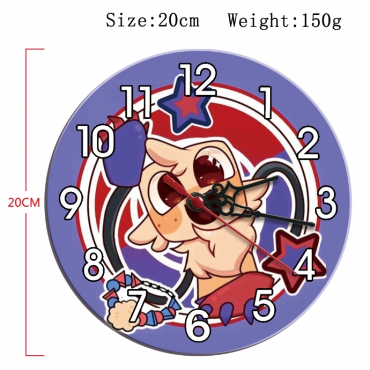 Dandy's World Anime print alarm clock wall clock personality clock packaging diameter 20cm