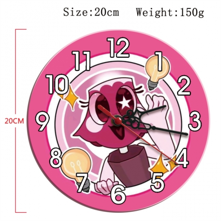 Dandy's World Anime print alarm clock wall clock personality clock packaging diameter 20cm
