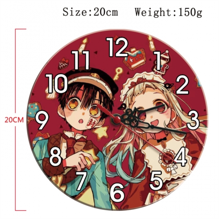 Toilet-bound Hanako-kun Anime print alarm clock wall clock personality clock packaging diameter 20cm