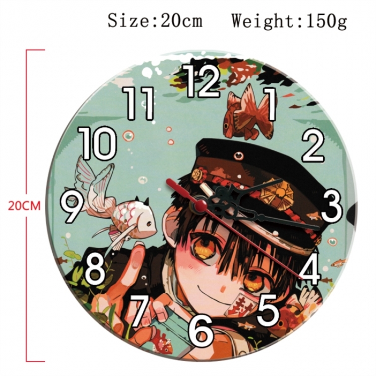 Toilet-bound Hanako-kun Anime print alarm clock wall clock personality clock packaging diameter 20cm