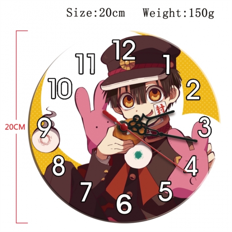 Toilet-bound Hanako-kun Anime print alarm clock wall clock personality clock packaging diameter 20cm