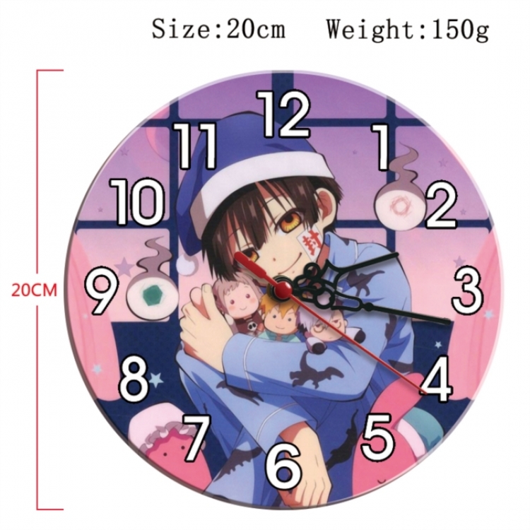 Toilet-bound Hanako-kun Anime print alarm clock wall clock personality clock packaging diameter 20cm