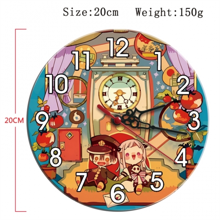 Toilet-bound Hanako-kun Anime print alarm clock wall clock personality clock packaging diameter 20cm