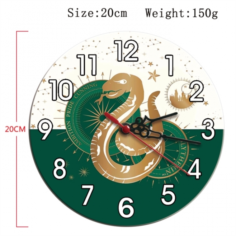 Harry Potter Anime print alarm clock wall clock personality clock packaging size 25X25X4cm