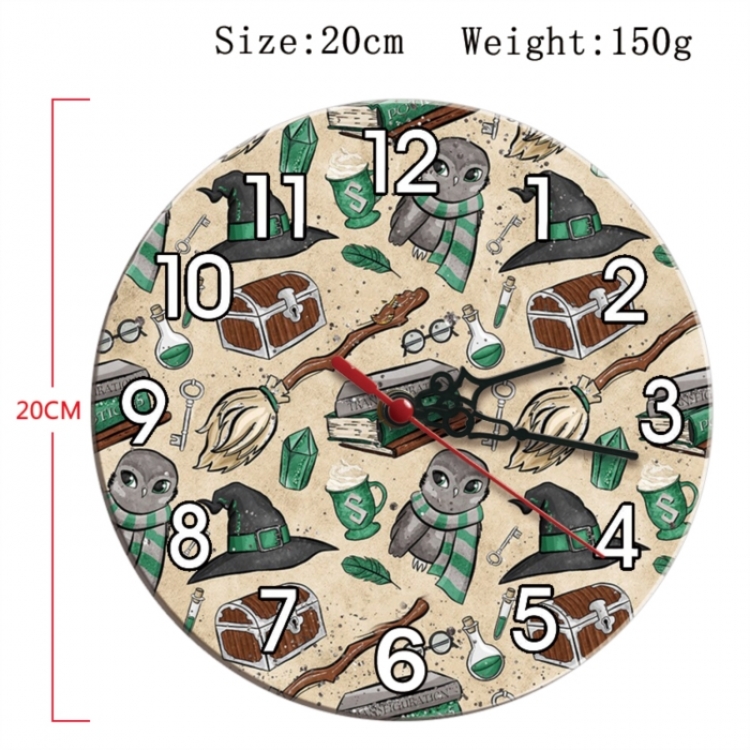 Harry Potter Anime print alarm clock wall clock personality clock packaging diameter 20cm