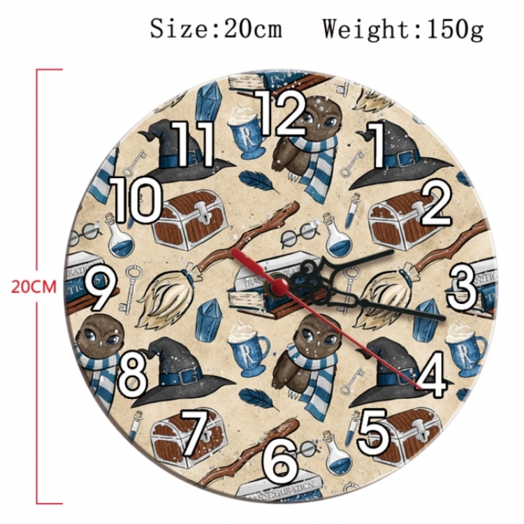 Harry Potter Anime print alarm clock wall clock personality clock packaging diameter 20cm