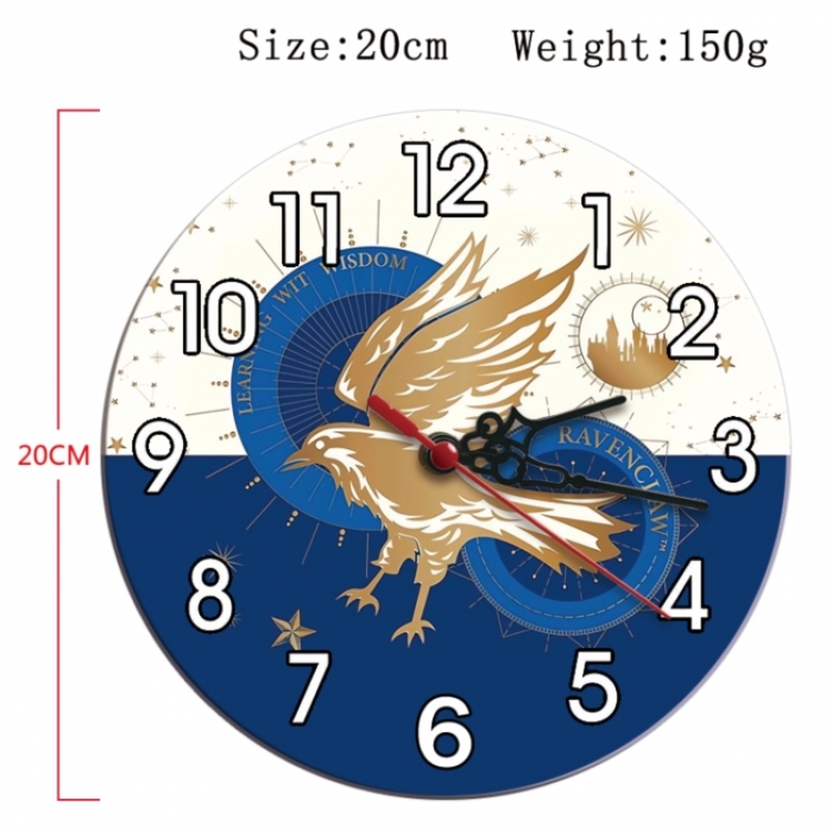 Harry Potter Anime print alarm clock wall clock personality clock packaging size 25X25X4cm