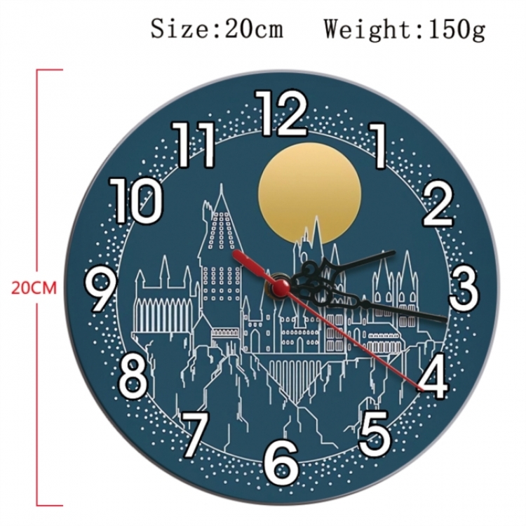 Harry Potter Anime print alarm clock wall clock personality clock packaging diameter 20cm