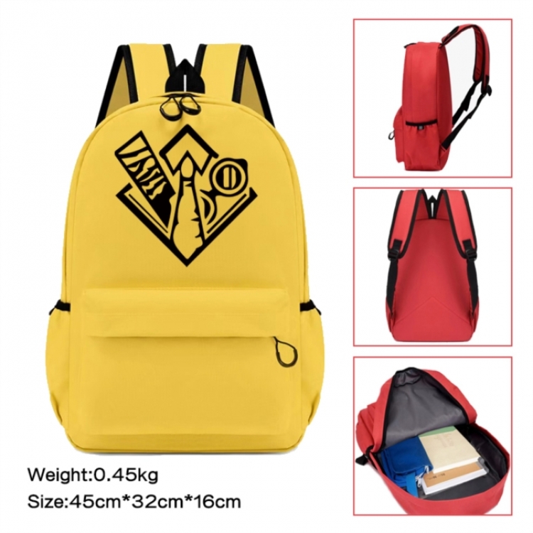 Jujutsu Kaisen Anime peripheral Oxford cloth color cartoon backpack 45x32x16cm