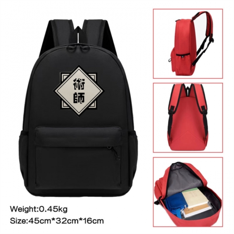 Jujutsu Kaisen Anime peripheral Oxford cloth color cartoon backpack 45x32x16cm