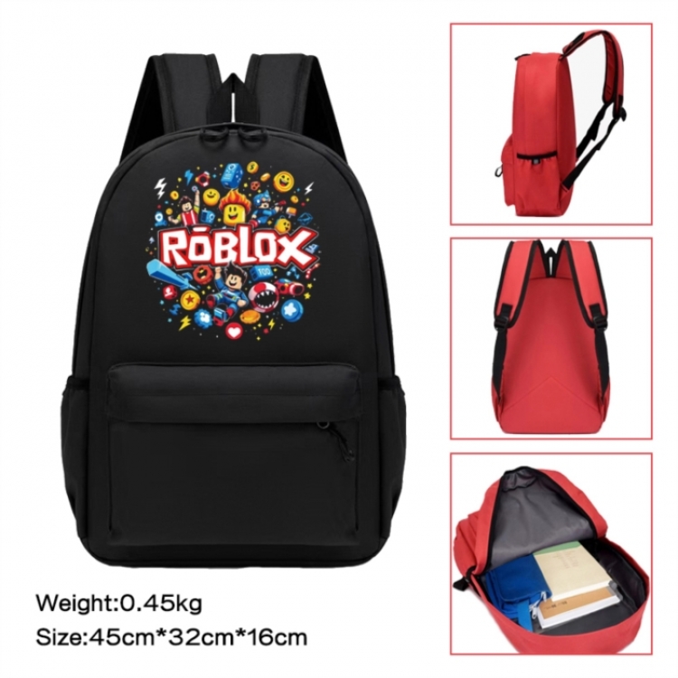 Roblox Anime peripheral Oxford cloth color cartoon backpack 45x32x16cm