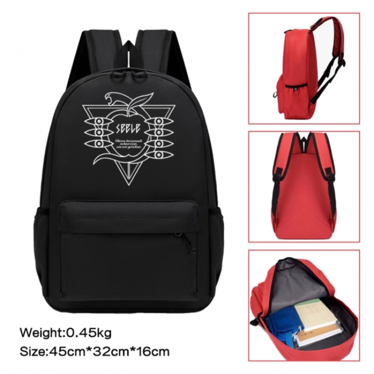 EVA Anime peripheral Oxford cloth color cartoon backpack 45x32x16cm