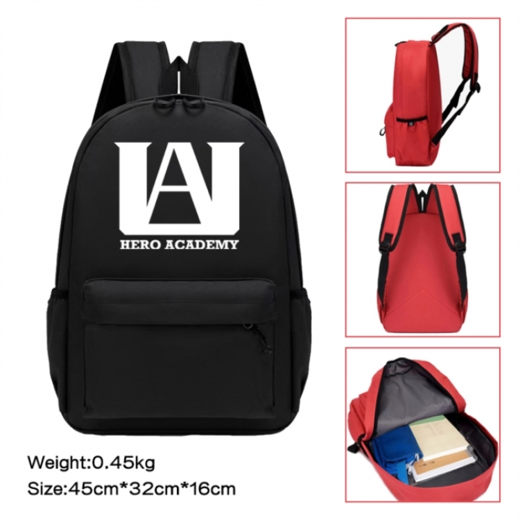 My Hero Academia Anime peripheral Oxford cloth color cartoon backpack 45x32x16cm