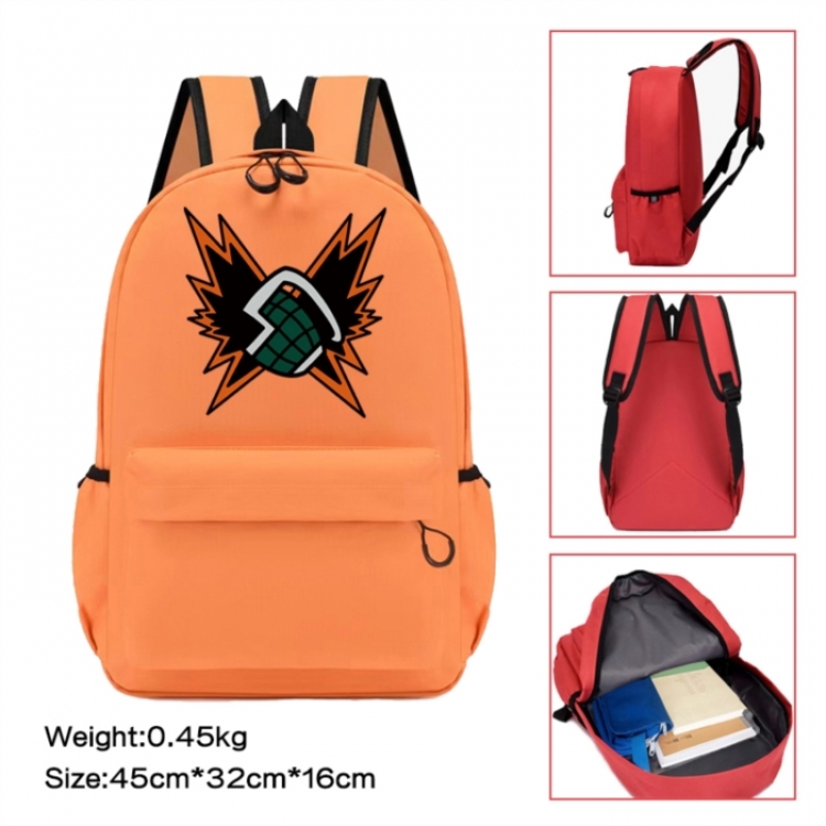 My Hero Academia Anime peripheral Oxford cloth color cartoon backpack 45x32x16cm