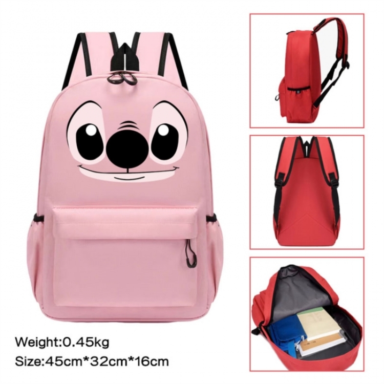 Lilo & Stitch Anime peripheral Oxford cloth color cartoon backpack 45x32x16cm