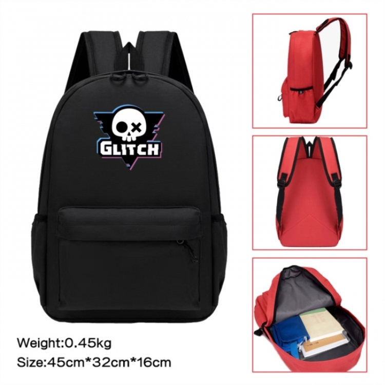 The Amazing Digital Circus Anime peripheral Oxford cloth color cartoon backpack 45x32x16cm