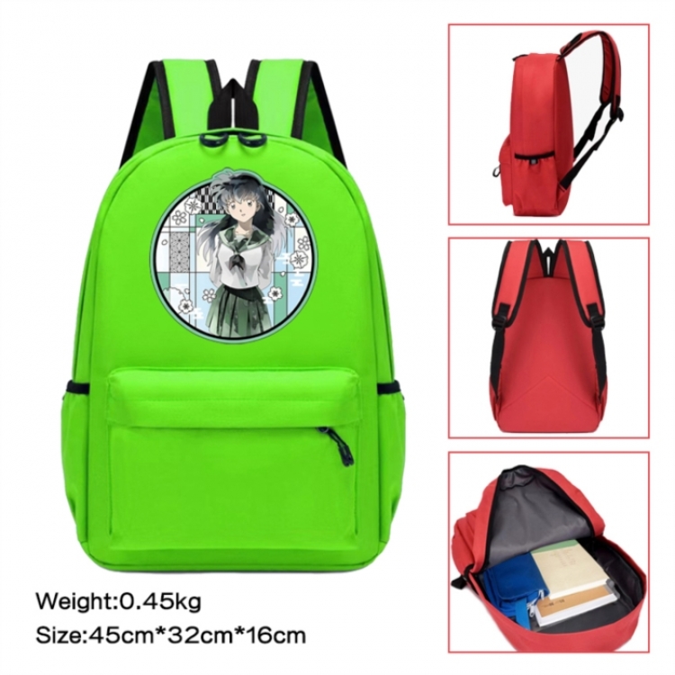 Inuyasha Anime peripheral Oxford cloth color cartoon backpack 45x32x16cm