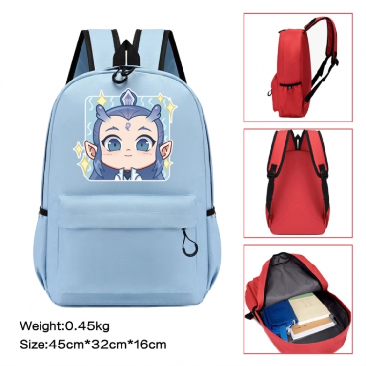 Nezha Anime peripheral Oxford cloth color cartoon backpack 45x32x16cm