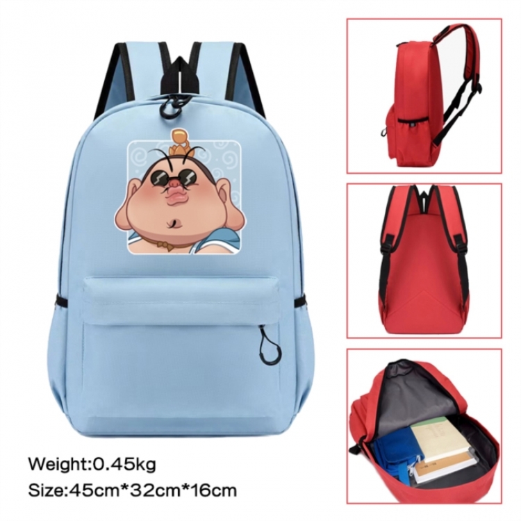 Nezha Anime peripheral Oxford cloth color cartoon backpack 45x32x16cm