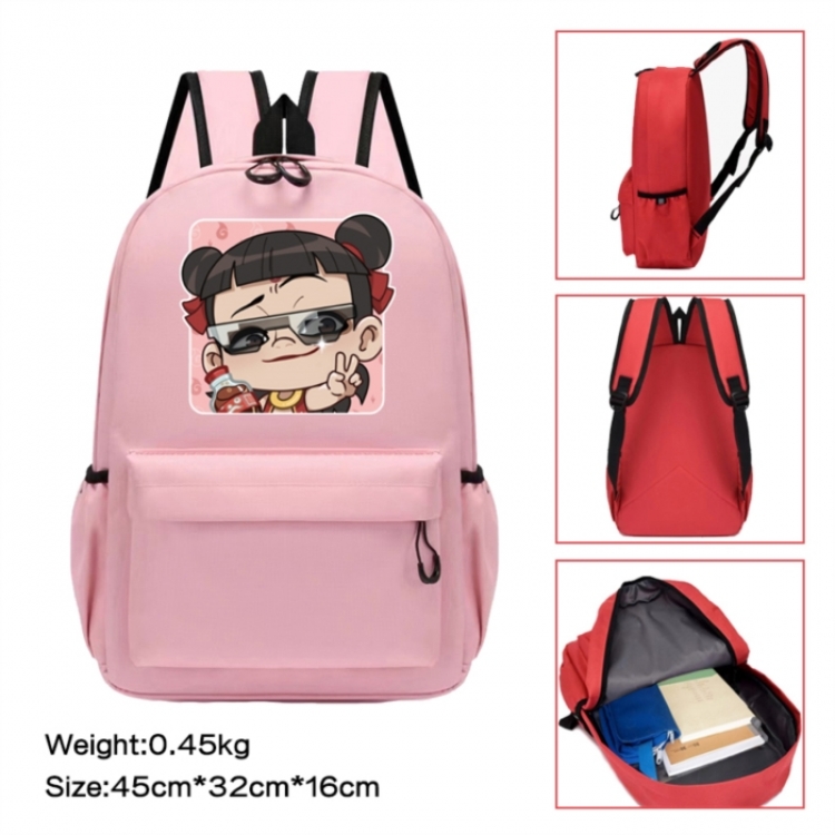 Nezha Anime peripheral Oxford cloth color cartoon backpack 45x32x16cm