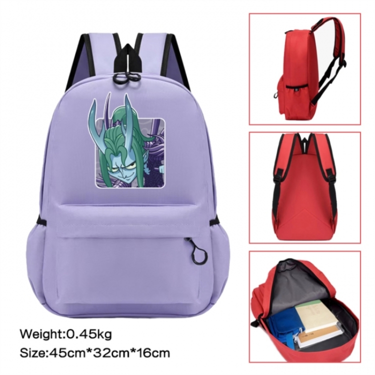 Nezha Anime peripheral Oxford cloth color cartoon backpack 45x32x16cm