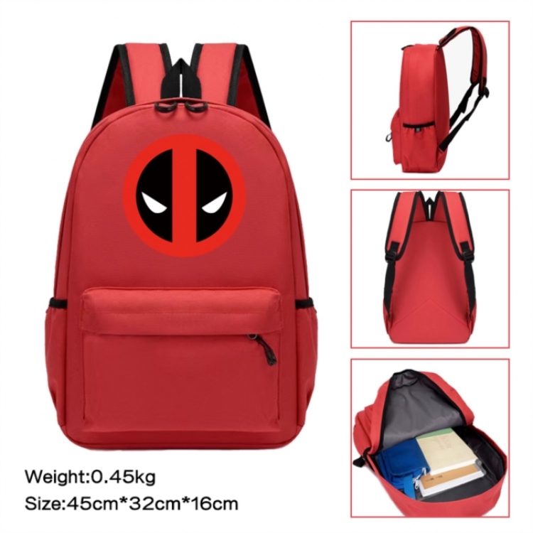 Marvel Anime peripheral Oxford cloth color cartoon backpack 45x32x16cm