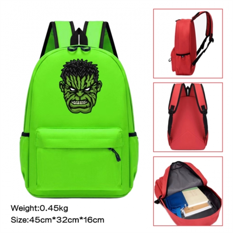 Marvel Anime peripheral Oxford cloth color cartoon backpack 45x32x16cm