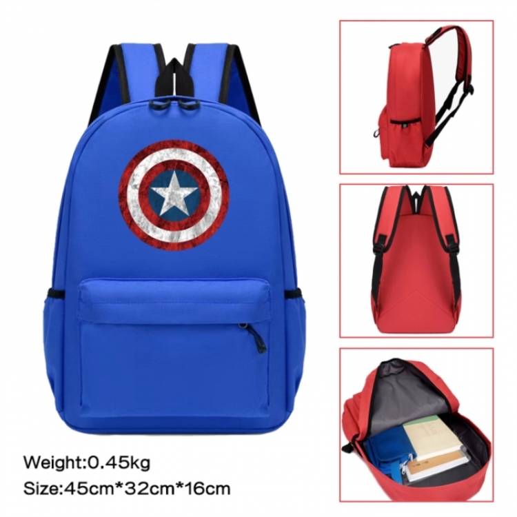 Marvel Anime peripheral Oxford cloth color cartoon backpack 45x32x16cm
