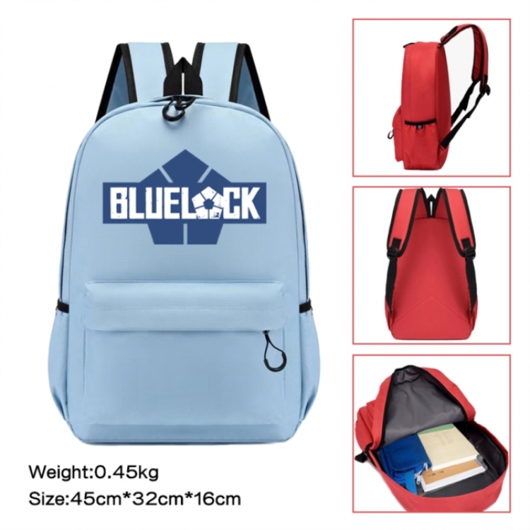 BLUE LOCK Anime peripheral Oxford cloth color cartoon backpack 45x32x16cm