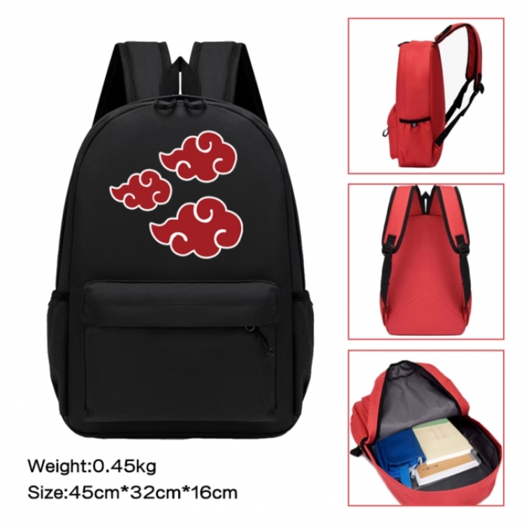 Naruto Anime peripheral Oxford cloth color cartoon backpack 45x32x16cm