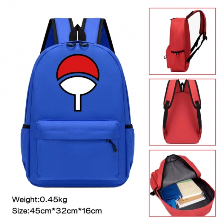 Naruto Anime peripheral Oxford cloth color cartoon backpack 45x32x16cm