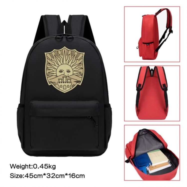 Black Clover Anime peripheral Oxford cloth color cartoon backpack 45x32x16cm