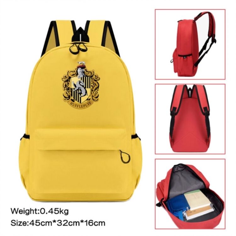 Harry Potter Anime peripheral Oxford cloth color cartoon backpack 45x32x16cm
