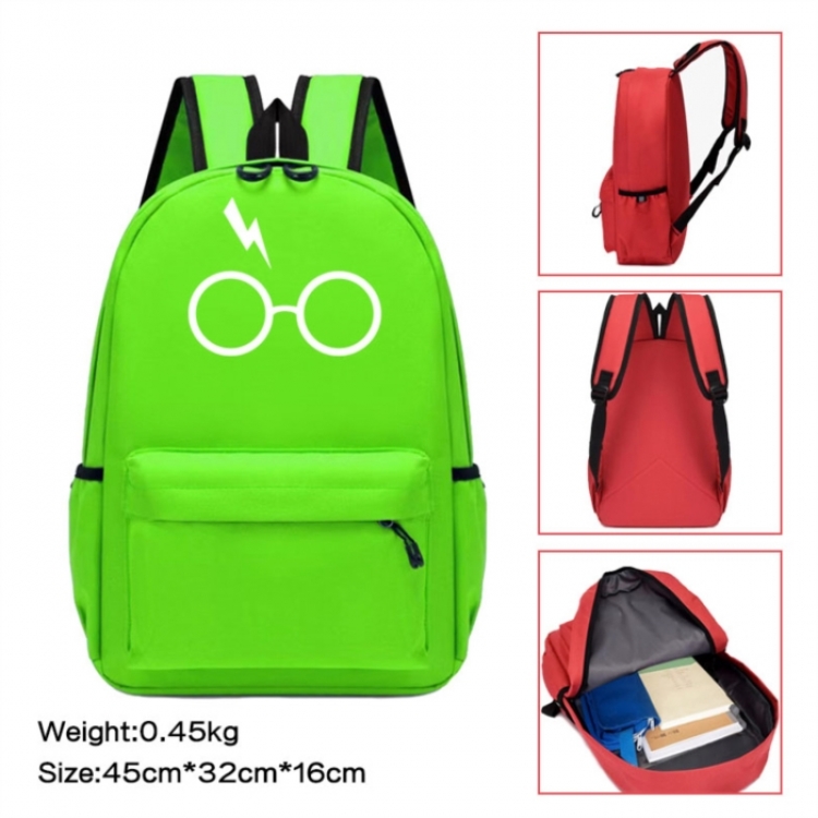 Harry Potter Anime peripheral Oxford cloth color cartoon backpack 45x32x16cm