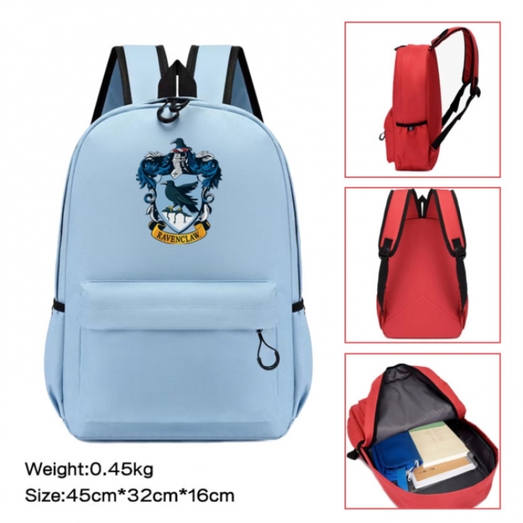 Harry Potter Anime peripheral Oxford cloth color cartoon backpack 45x32x16cm
