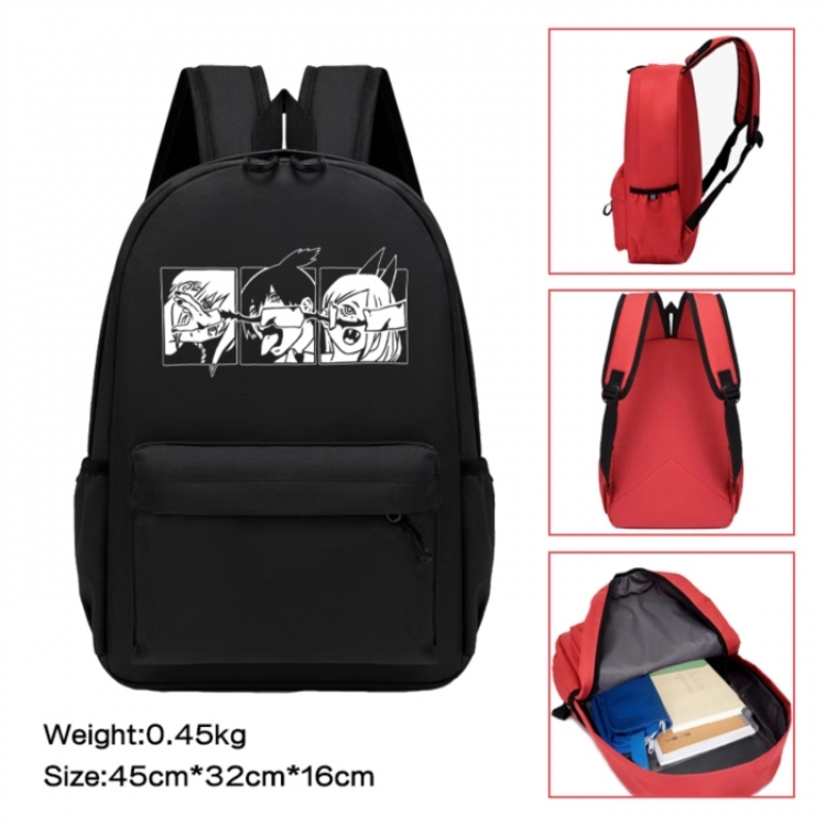 Chainsaw man Anime peripheral Oxford cloth color cartoon backpack 45x32x16cm