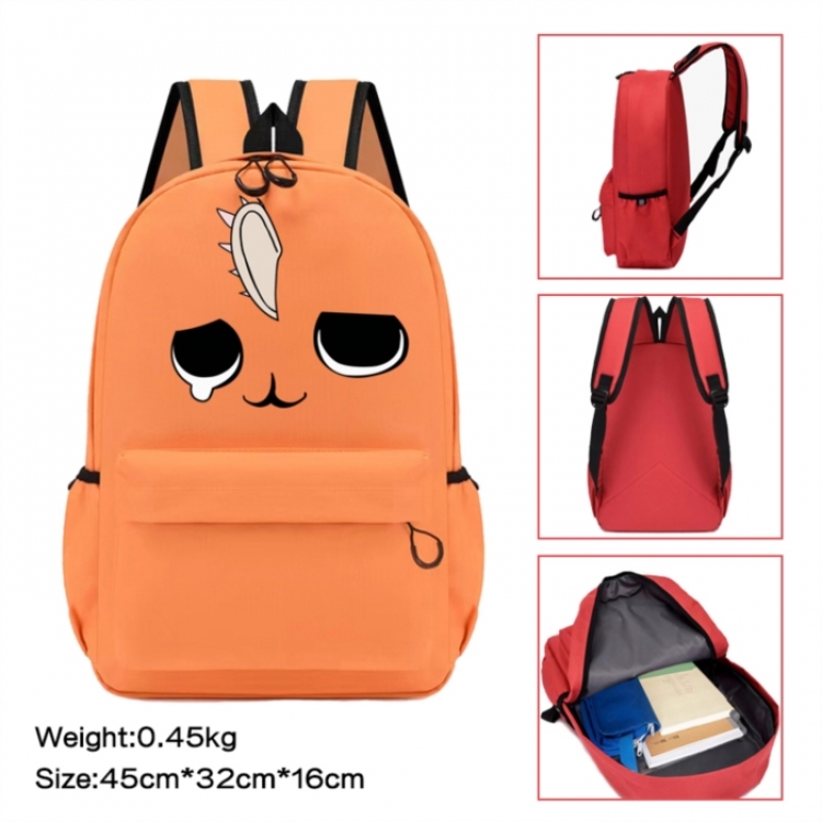Chainsaw man Anime peripheral Oxford cloth color cartoon backpack 45x32x16cm